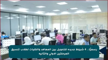 رسميًا.. 4 شروط جديدة للتحويل بين المعاهد والكليات لطلاب تنسيق المرحلتين الأولى والثانية